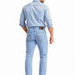 Jeans Recto Hombre Tallas Grandes Tiro Alto Azul Claro Edward’s 2602
