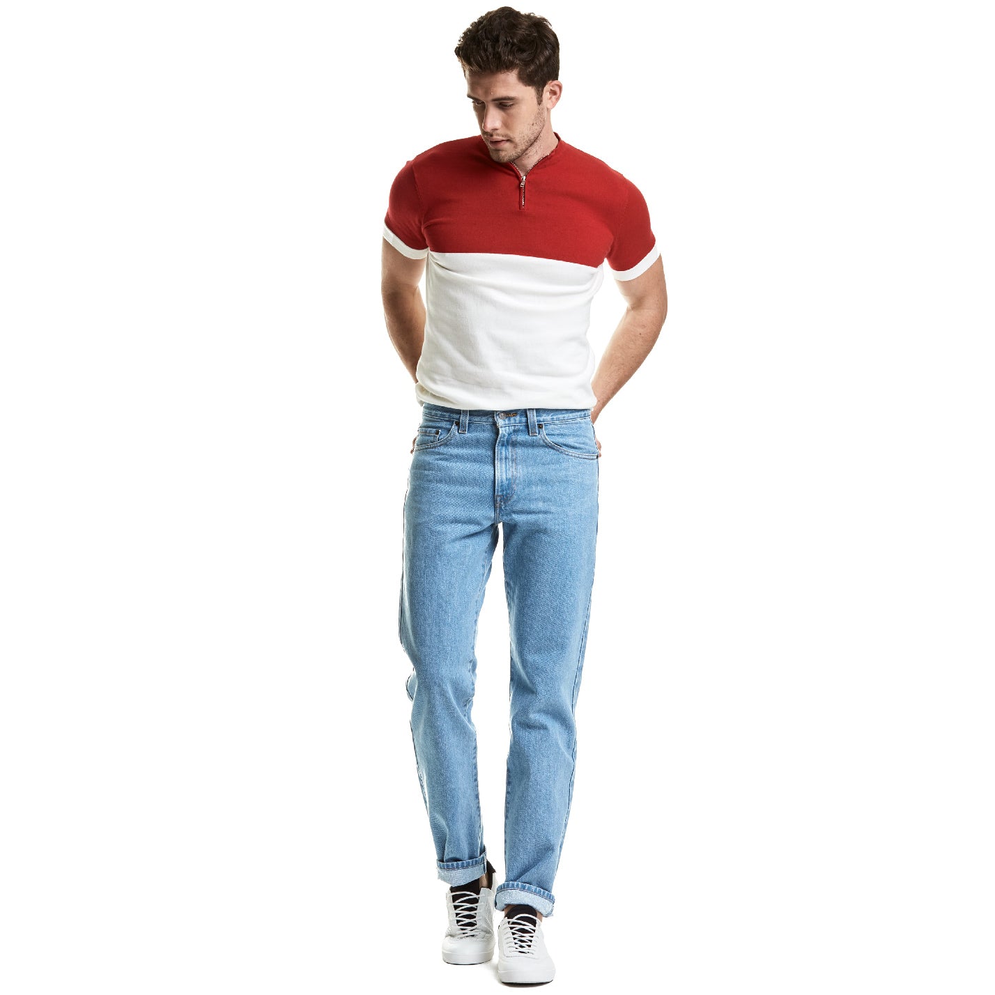 Men's Jeans 2602 | Light Blue Bleach | Straight Cut | Edward's