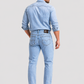 Men's Jeans 2602 | Light Blue Bleach | Straight Cut | Edward's
