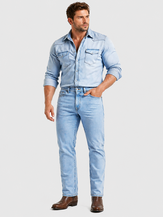 Jeans Straight Fit Claro Edwards