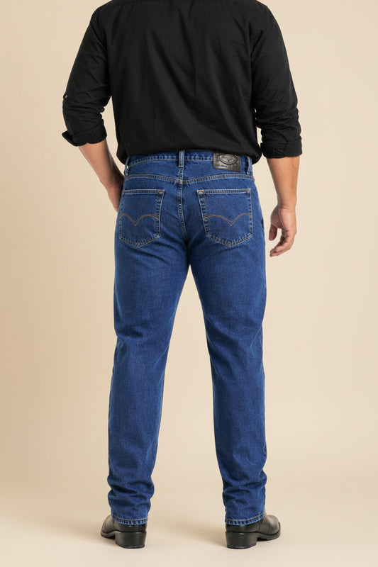 Jeans Recto Hombre Azul Medio Edward’s