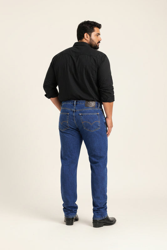 Jeans Recto Hombre Azul Medio Edward’s