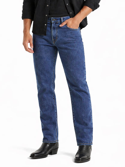 Jeans Recto Hombre Tiro Alto Azul Medio Edward’s 2611