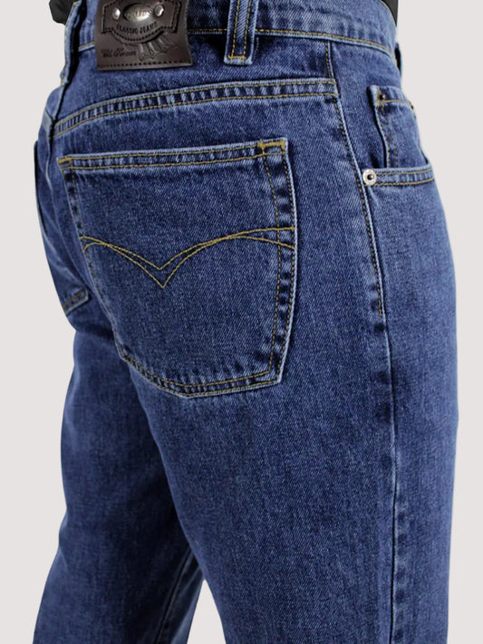 Jeans Recto Hombre Azul Medio Edward’s
