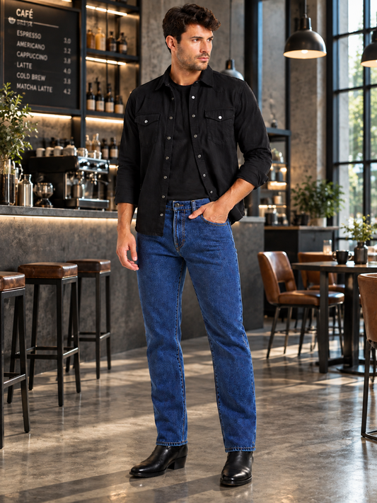 MEN'S CLASSIC DENIM PANTS 2611 STONE