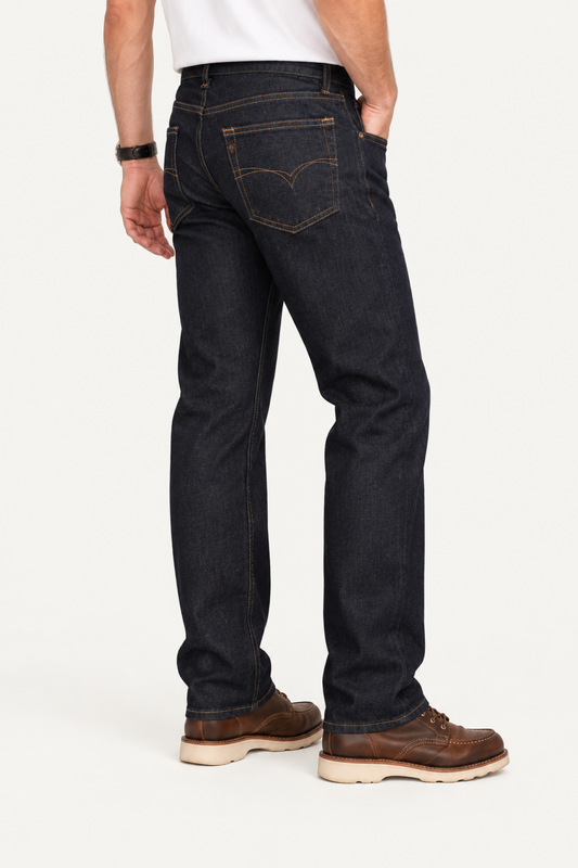 Pantalón Mezclilla Straight Negro Edwards