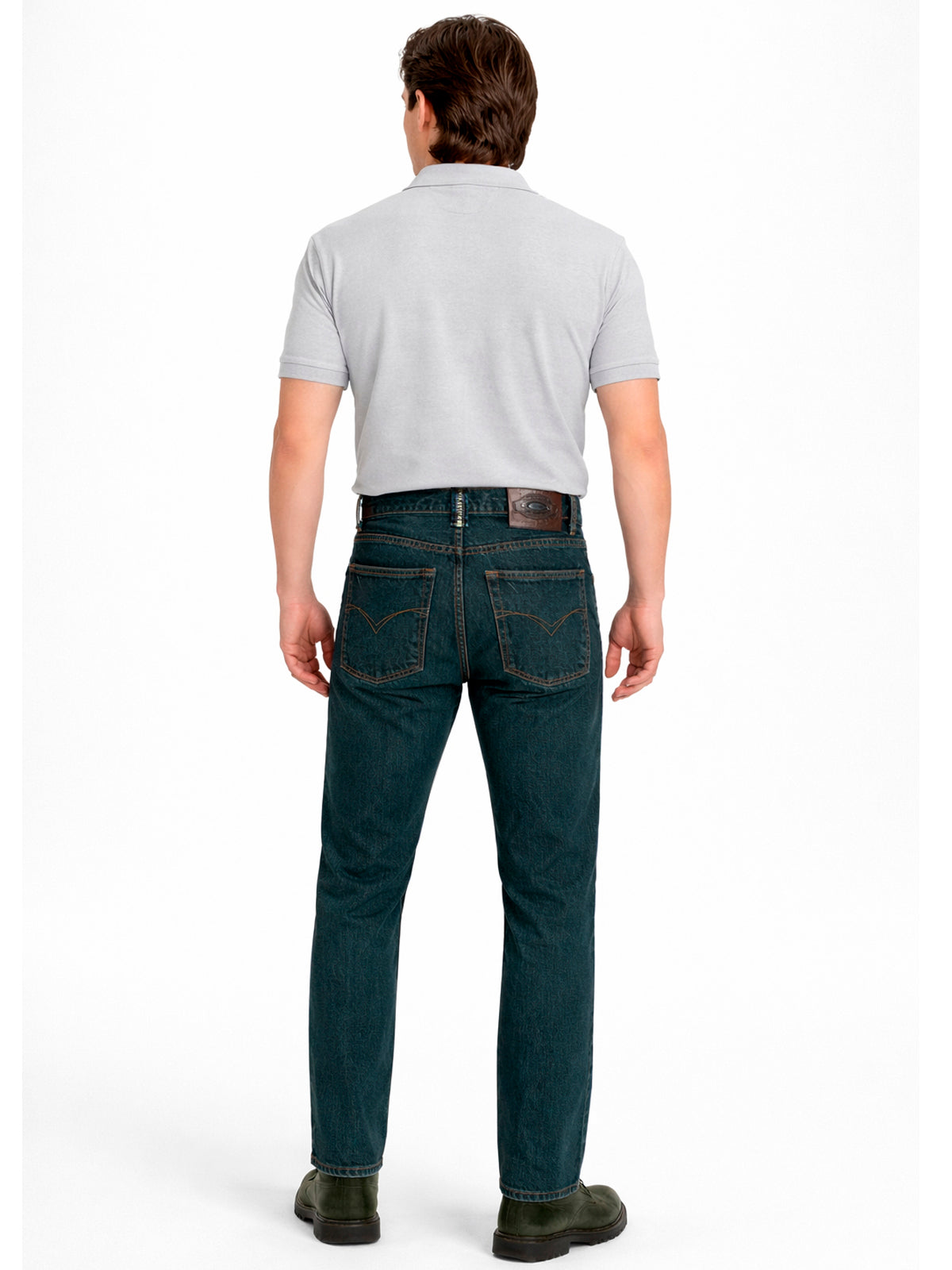 Jeans 2618 Men's | Indigo Petrol Color | Straight Cut | Edward's
