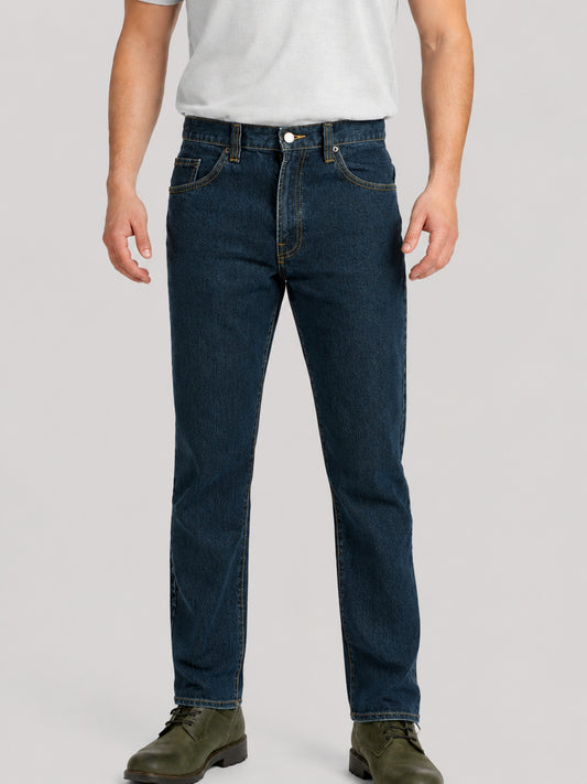 Jeans Straight Fit Petróleo Edwards