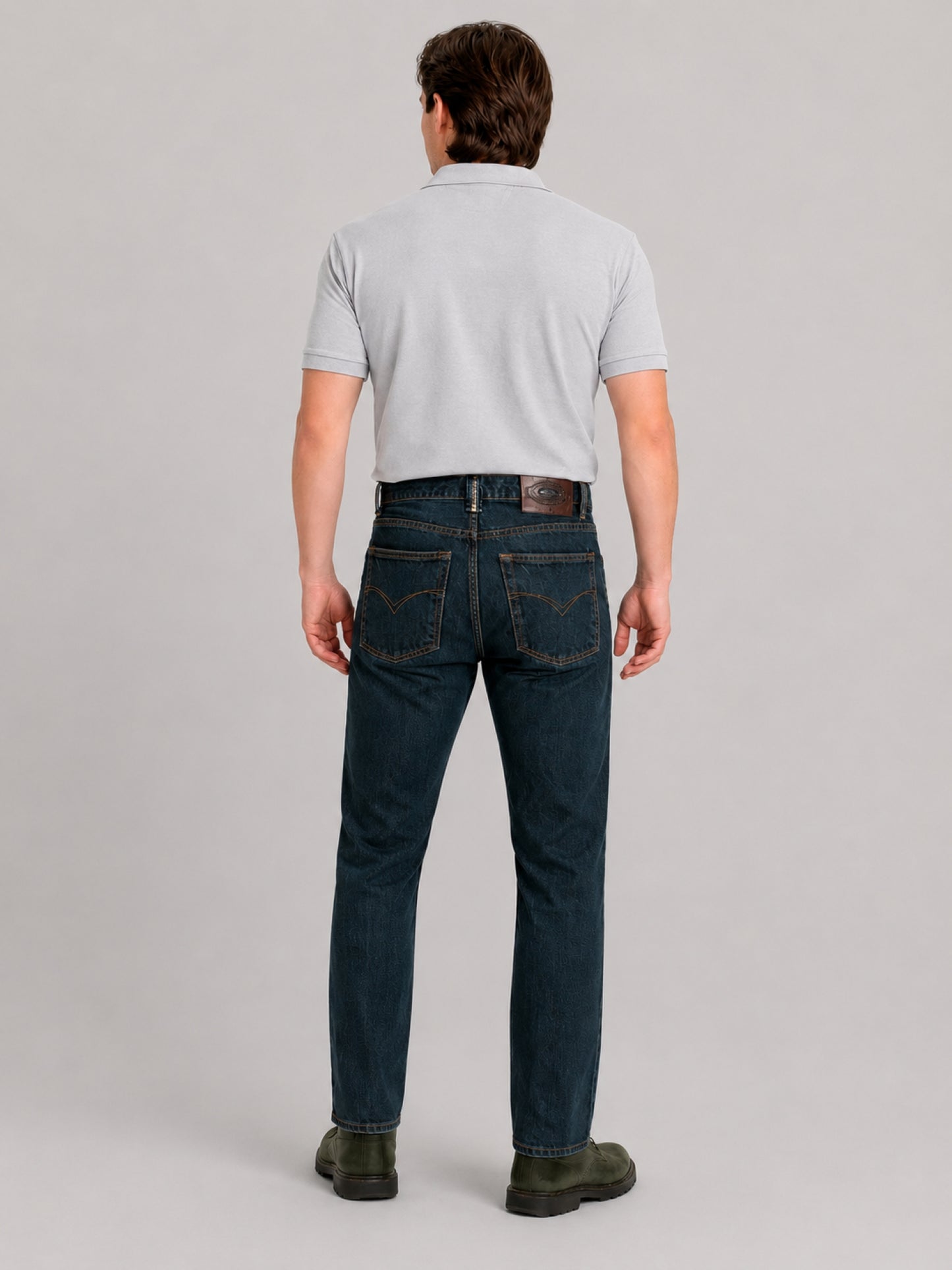 Jeans 2618 Men's | Indigo Petrol Color | Straight Cut | Edward's
