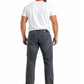 Jeans Recto Hombre Talla Grande Tiro Alto Acid Wash Azul Medio Edward’s 2619