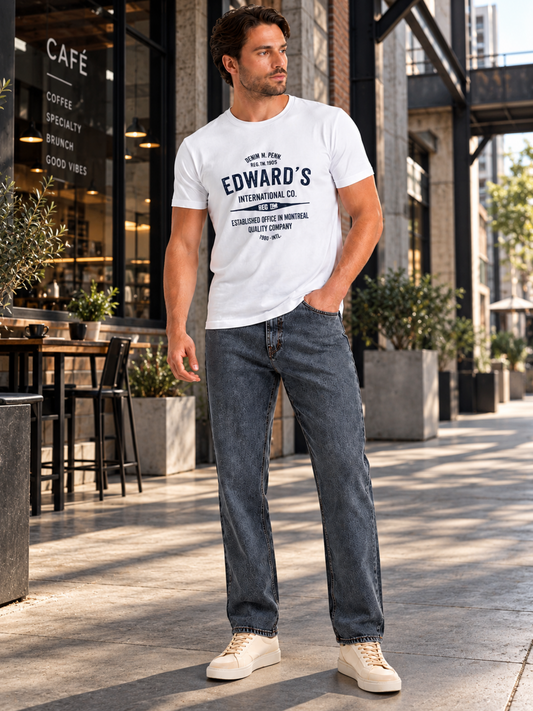 Jeans Straight Stone Medio Edwards