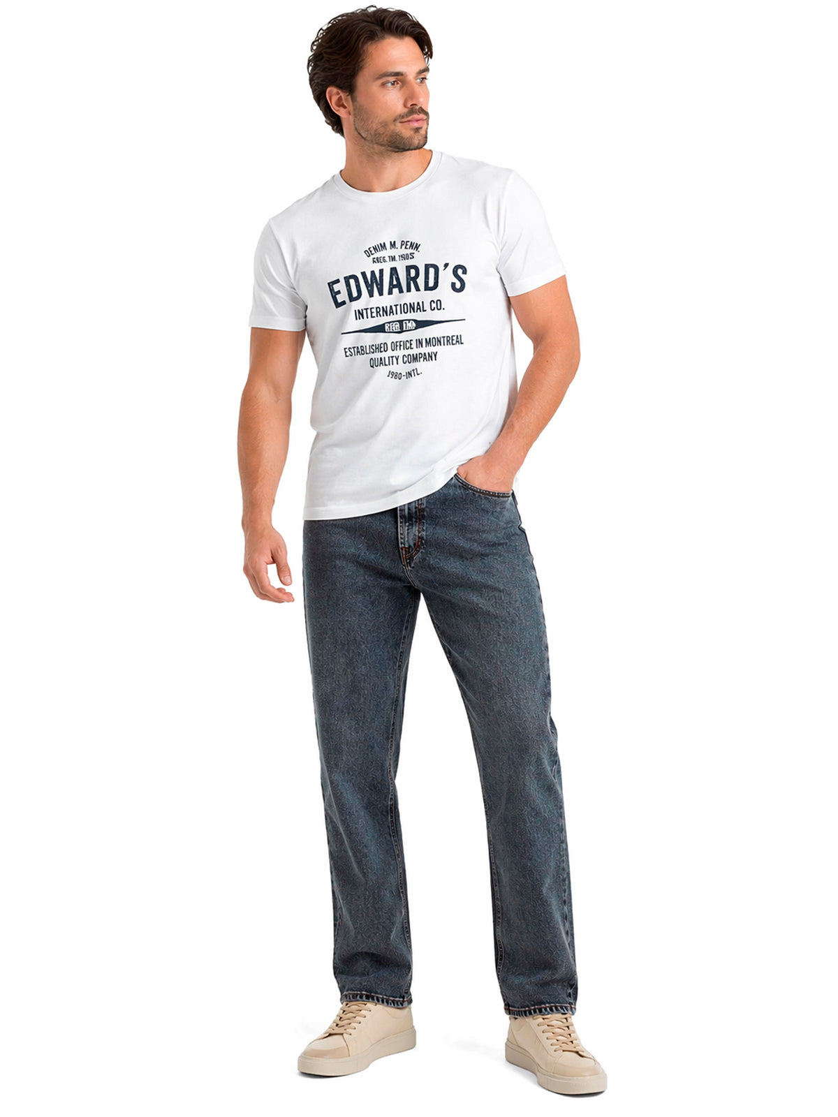 Men's Jeans 2619 | Acid Indigo | Straight Cut | Edward's