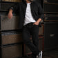 Jeans Recto Hombre Talla Grande Tiro Alto Negro Edward’s 2622