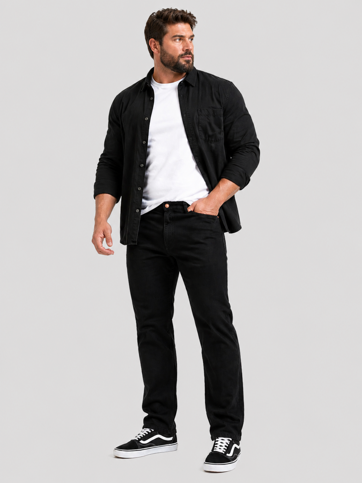 Men's Jeans 2622 | Classic Black | Straight Cut | Edward's