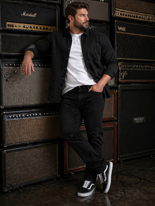 Men's Jeans 2622 | Classic Black | Straight Cut | Edward's