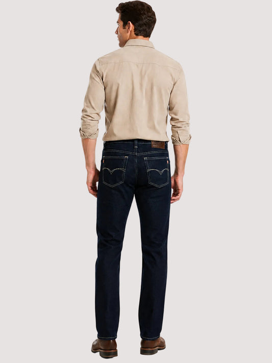 Jeans Straight Hombre Azul Oscuro Edward’s