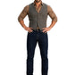 Jeans Recto Hombre Talla Grande Tiro Alto Índigo Oscuro Suavizado Edward’s 2630