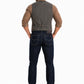 Jeans Recto Hombre Talla Grande Tiro Alto Índigo Oscuro Suavizado Edward’s 2630