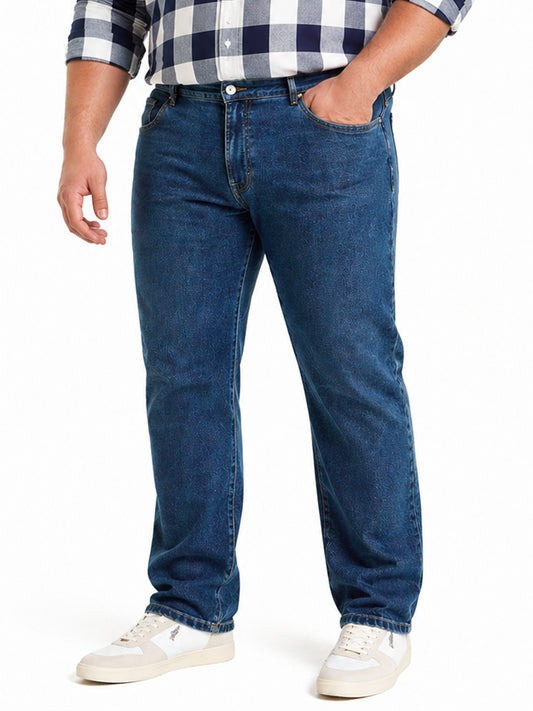Jeans Recto Hombre Talla Grande Azul Índigo Edward’s 2630 16B