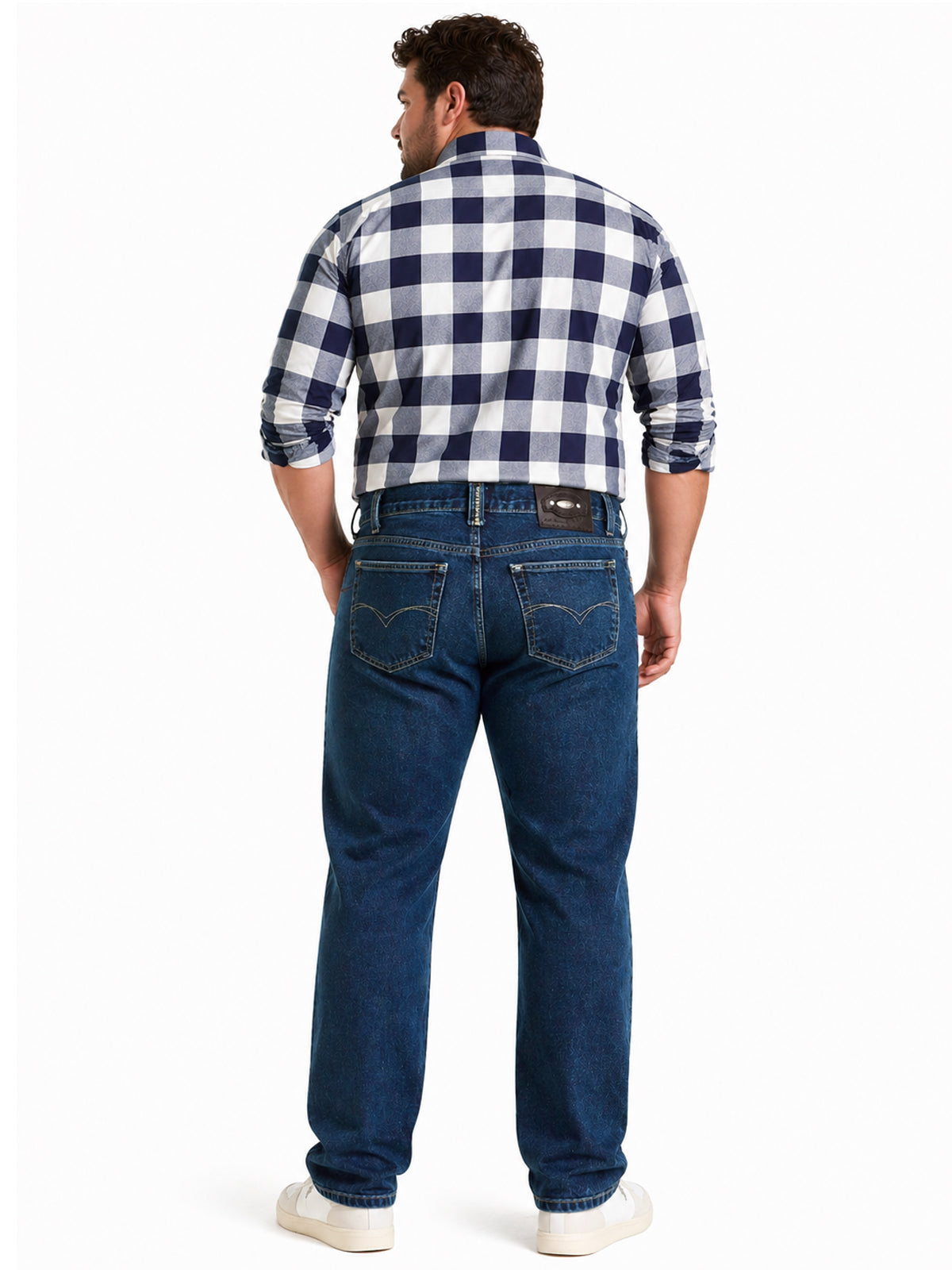 Jeans Recto Hombre Talla Grande Azul Índigo Edward’s 2630 16B