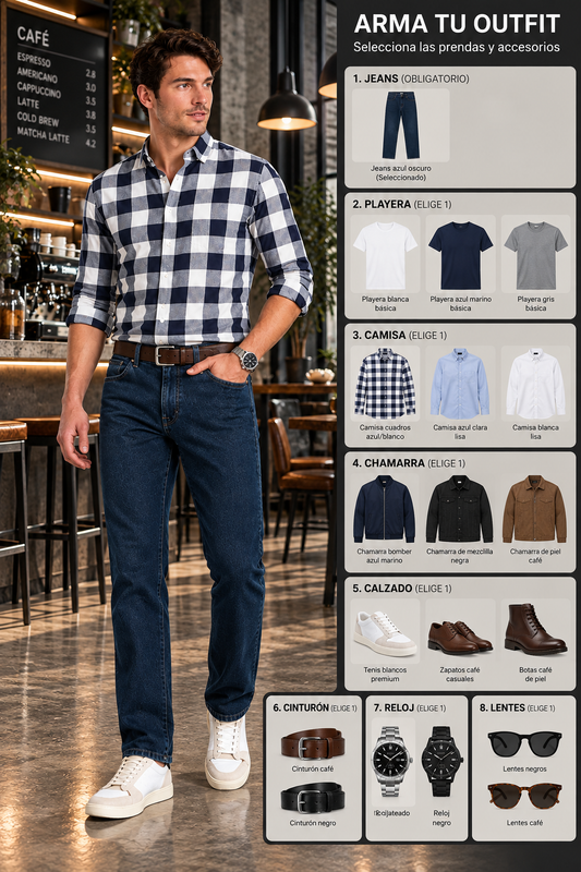 Jeans Recto Índigo Edwards