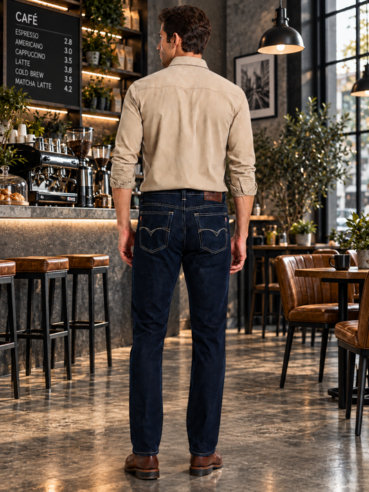 Jeans Recto Soft Oscuro Edwards