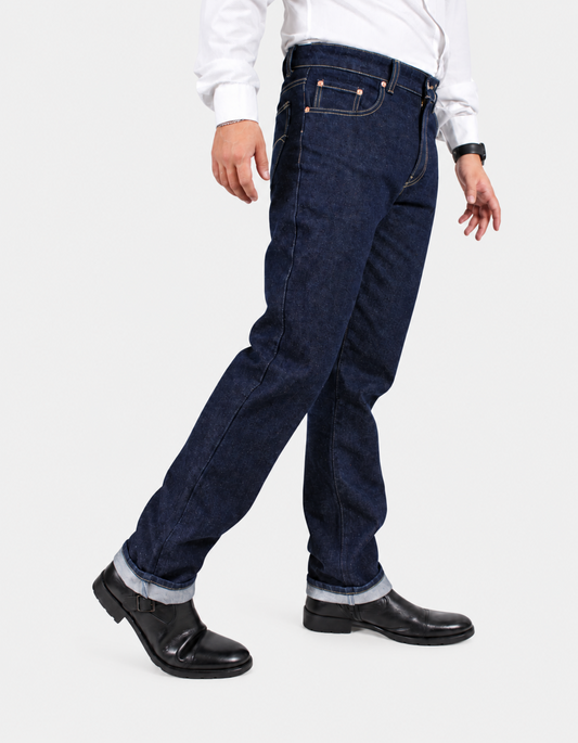Jeans Recto Hombre Denim Azul Edwards
