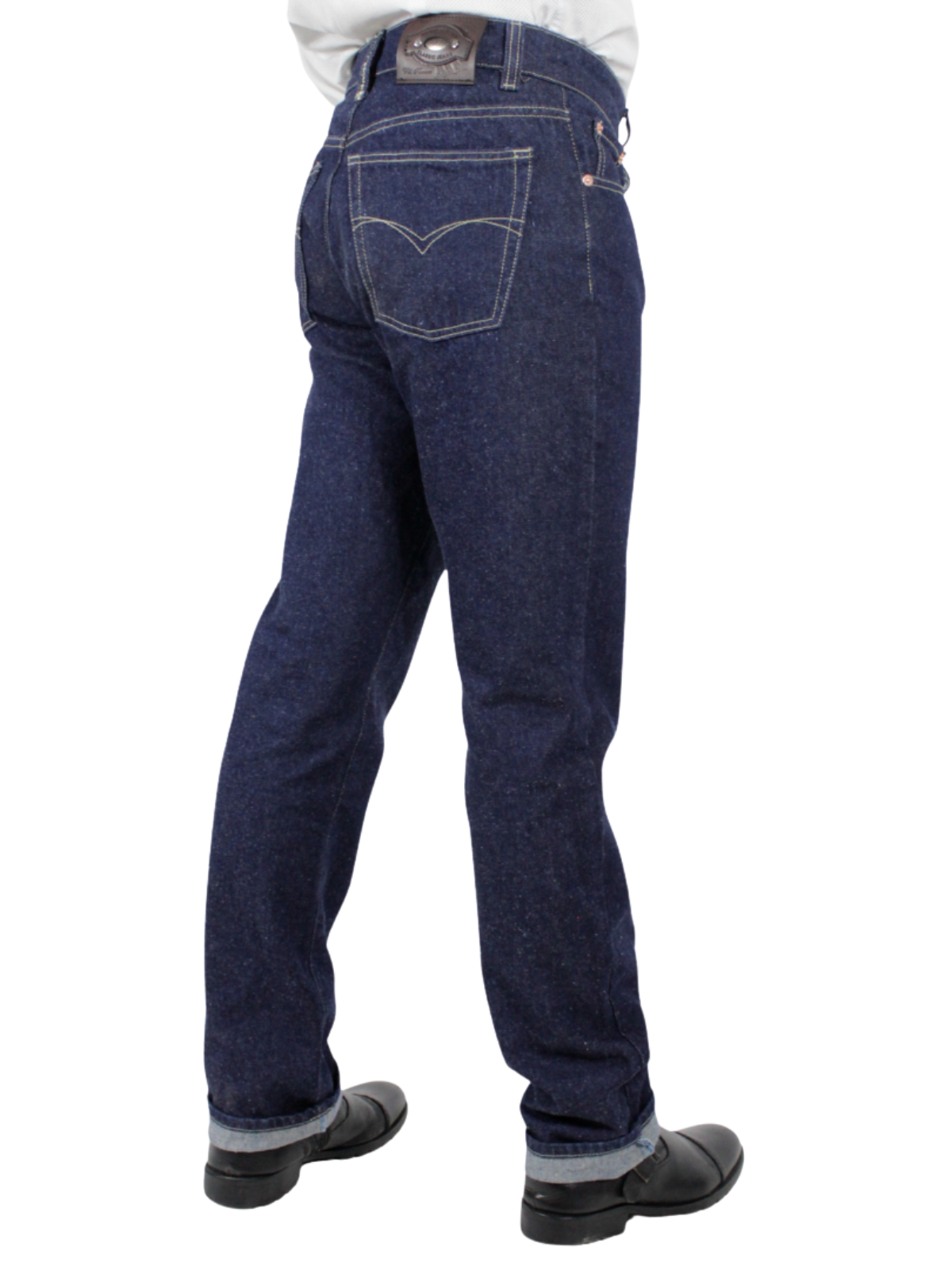 Navy blue snow denim pants 2660