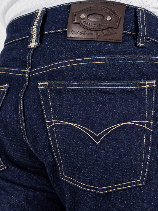 Jeans Recto Hombre Denim Azul Edwards