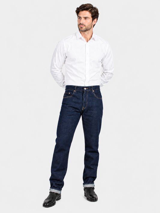 Jeans Recto Hombre Denim Azul Edwards