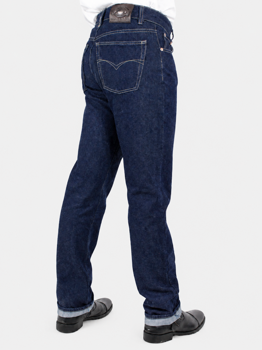 Jeans Recto Hombre Denim Azul Edwards