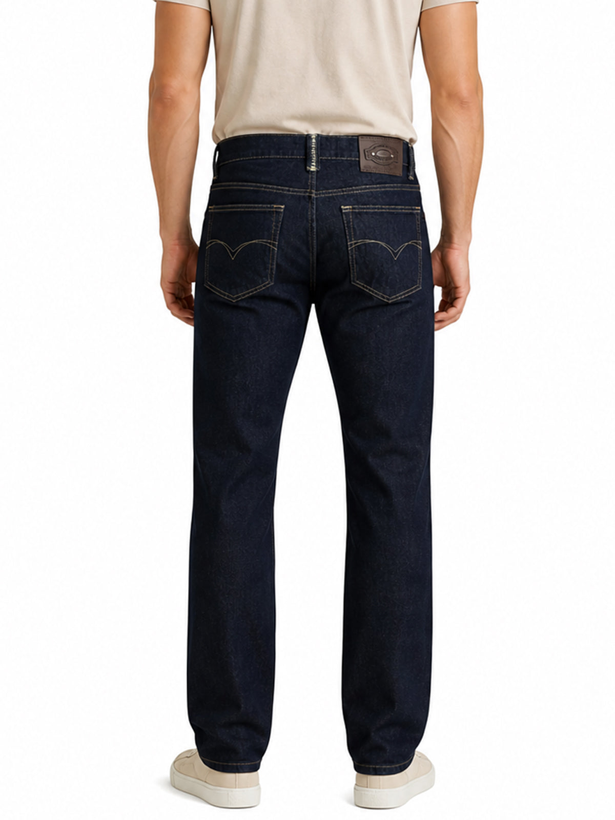 Jeans Recto Hombre Stretch Tiro Alto Azul Oscuro Soft Edward’s 2670