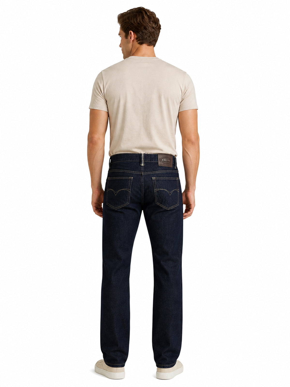 Jeans Recto Hombre Stretch Tiro Alto Azul Oscuro Soft Edward’s 2670