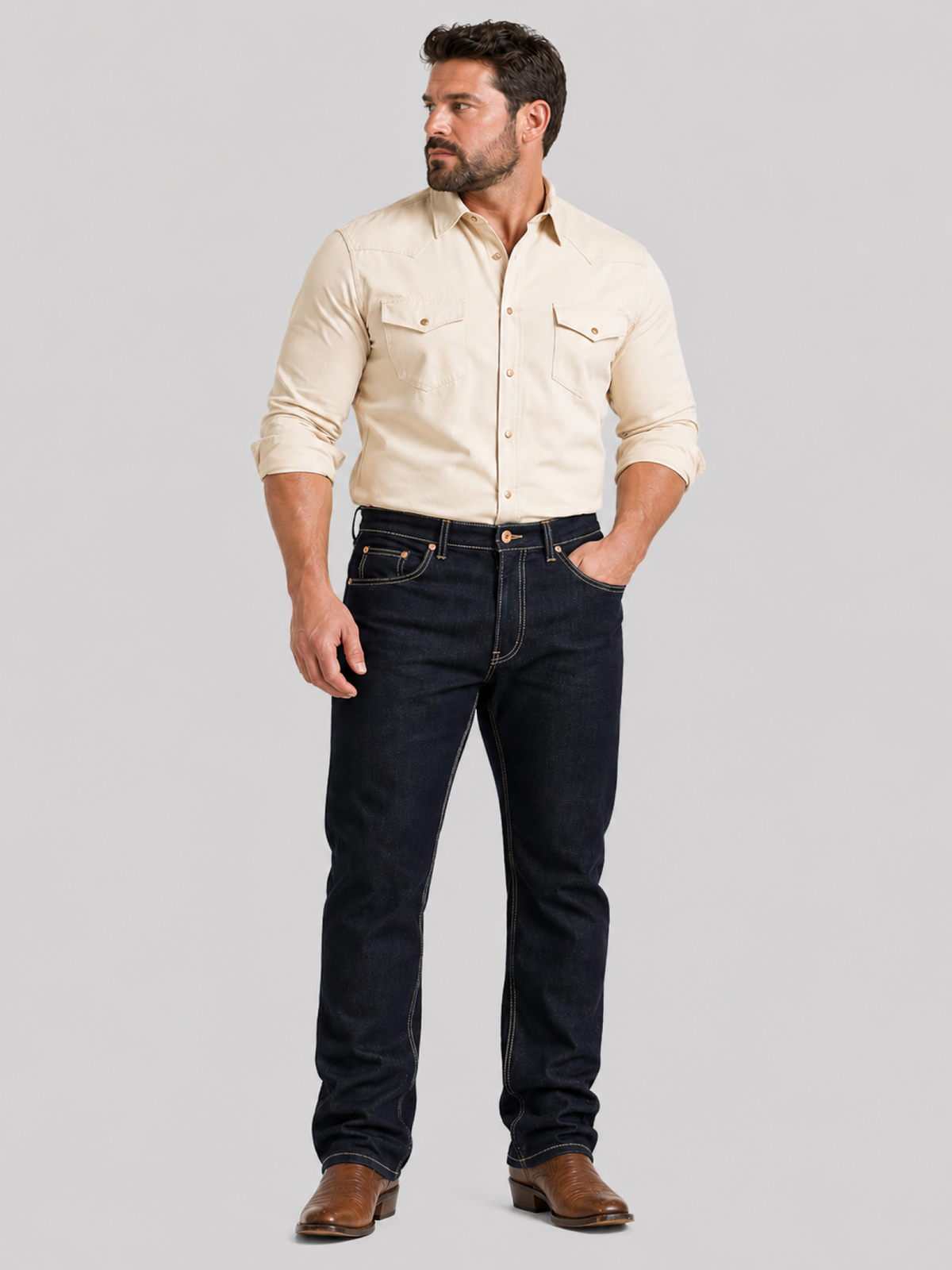 Men's classic comfort denim jeans 2670