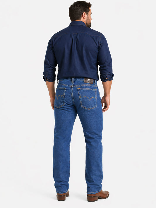 Jeans Recto Stretch Azul Medio Edward’s