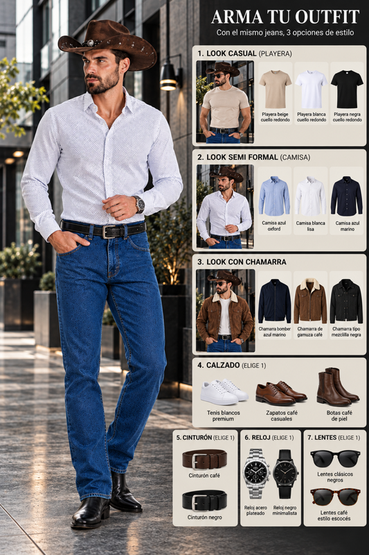 MEN'S CLASSIC COMFORT DENIM PANTS 2680