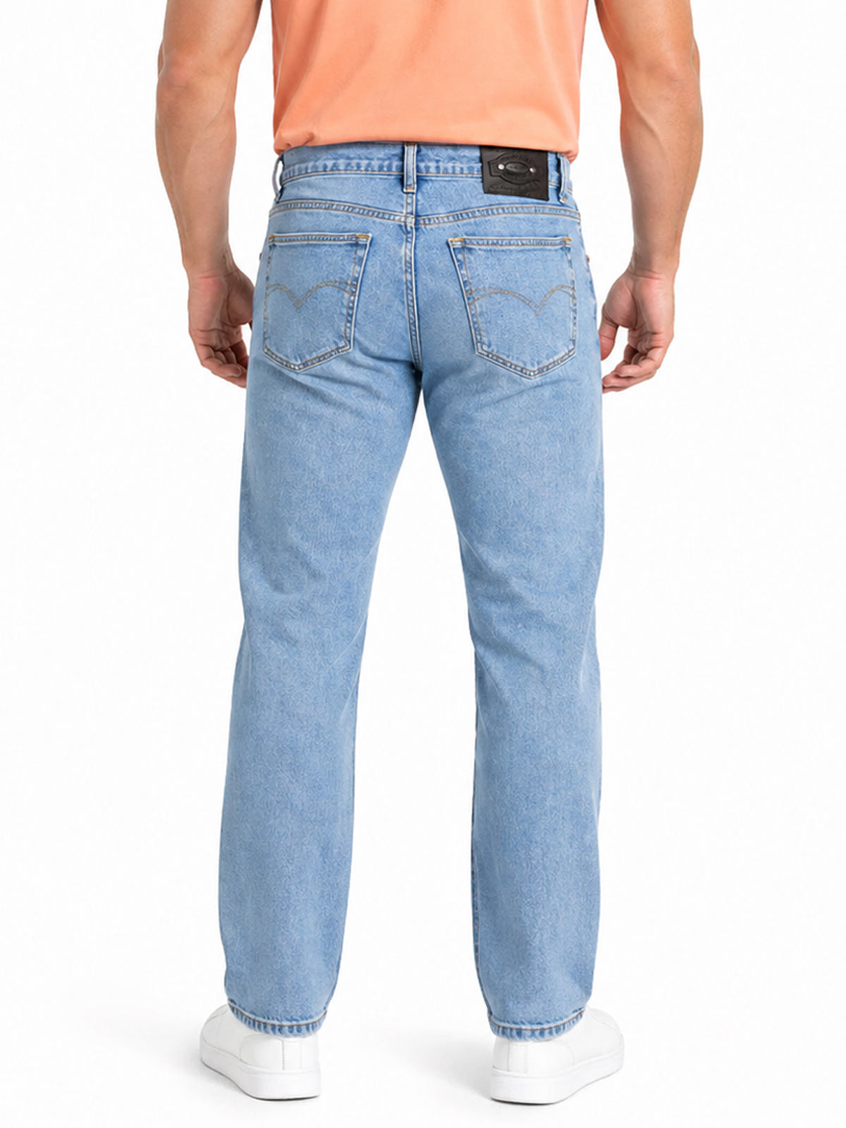 Jeans Recto Hombre Talla grande Stretch Azul Claro Edward’s 2690