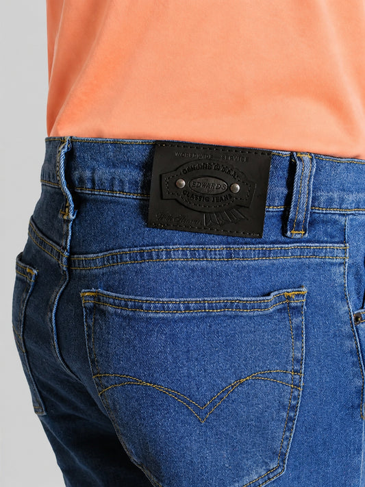 Jeans Recto Stretch Azul Edwards