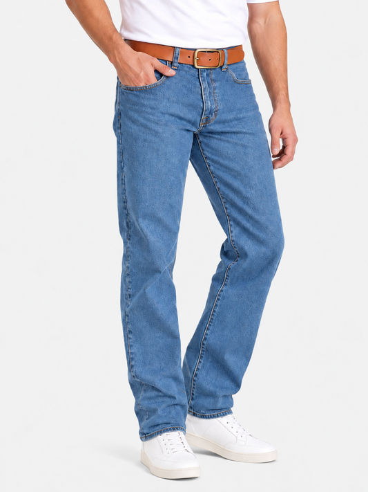Jeans Recto Stretch Azul Hombre Edwards 2690