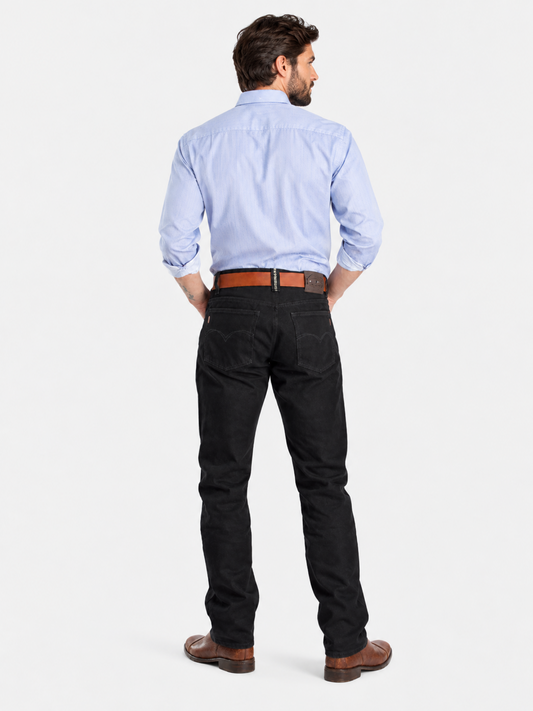 Men's classic African blue navy blue denim pants