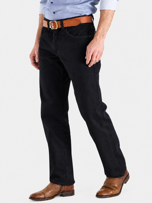 Men's classic African blue navy blue denim pants