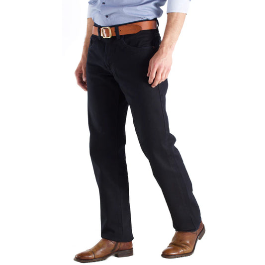 Men's classic African blue navy blue denim pants