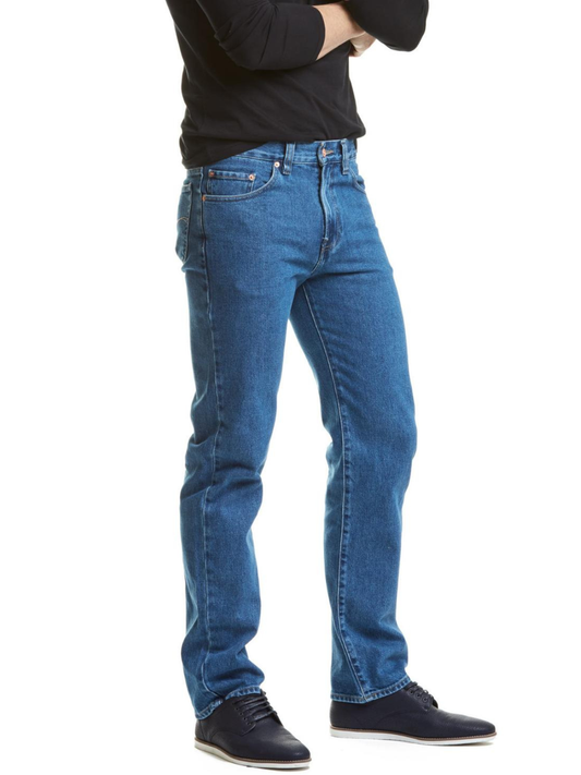 Jeans Hombre Recto Tiro Alto Edición Acero Edward's 3181