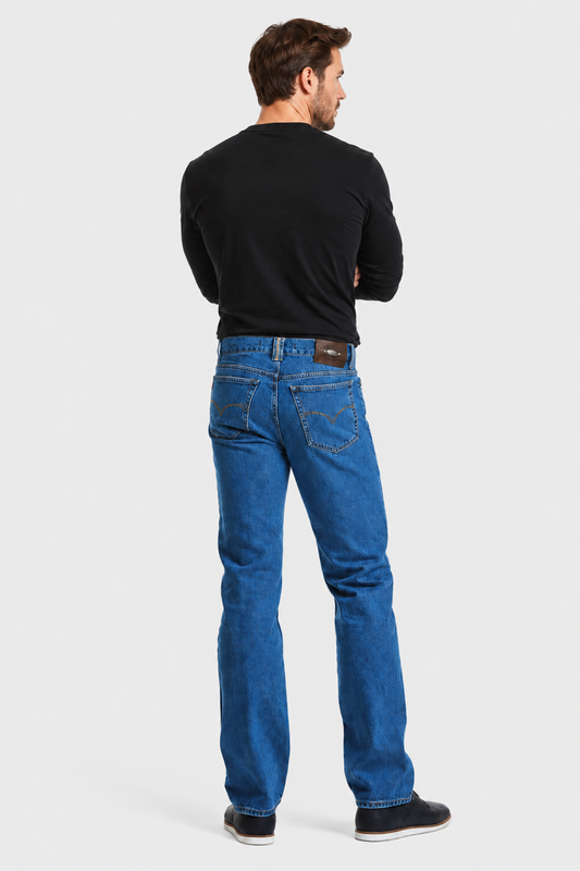 Jeans Recto Azul Hombre Edwards 3181