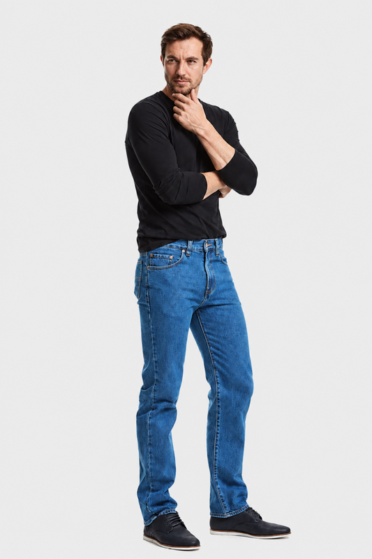 Jeans Recto Azul Hombre Edwards 3181