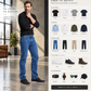 Jeans Recto Azul Hombre Edwards 3181