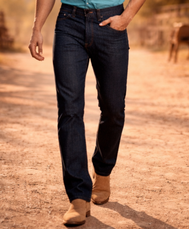 Jeans 7500 Hombre | Color negro grafito | Corte Recto | Edward’s