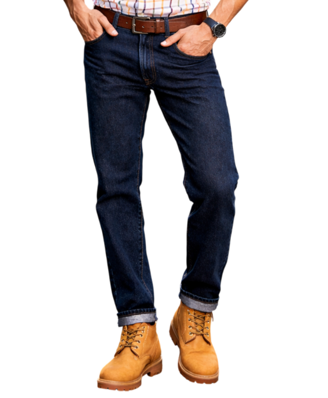 Jeans 2618 Hombre | Color índigo Petróleo | Corte Recto | Edward’s