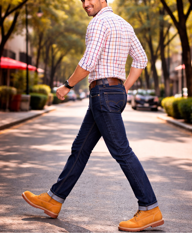 Jeans 2618 Hombre | Color índigo Petróleo | Corte Recto | Edward’s