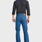 Jeans Straight Azul Petróleo Hombre